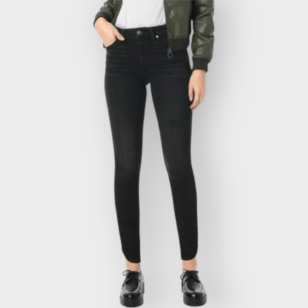 Joe's Jeans Flawless The Charlie High Rise Skinny Jeans Black Stretch Size 26